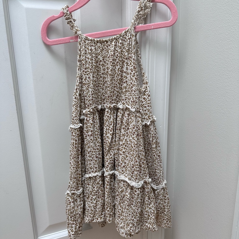 Rylee + Cru Tiered Dress Marigold 2-3T